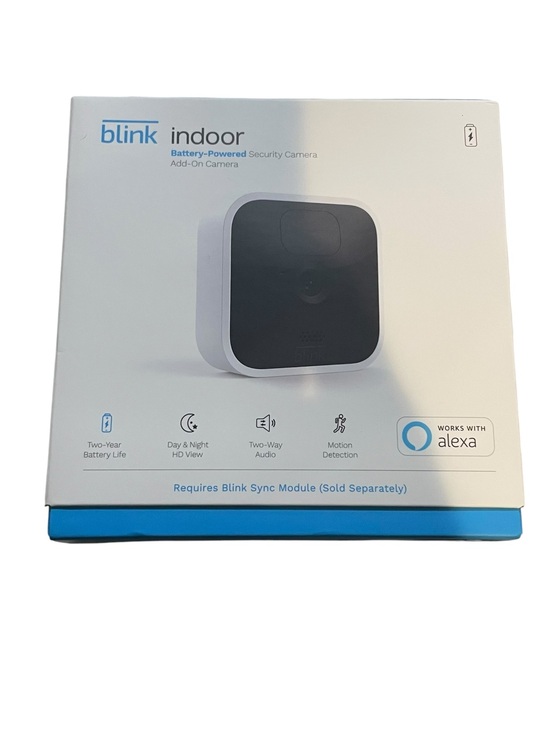 Blink Other - Blink Indoor Battery Powered Security Camera Add On Camera New Open Box Alexa